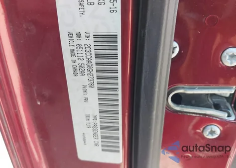 2016 Chrysler 300 Limited z USA, uszkodzony, nr VIN 2C3CCAAG0GH273780